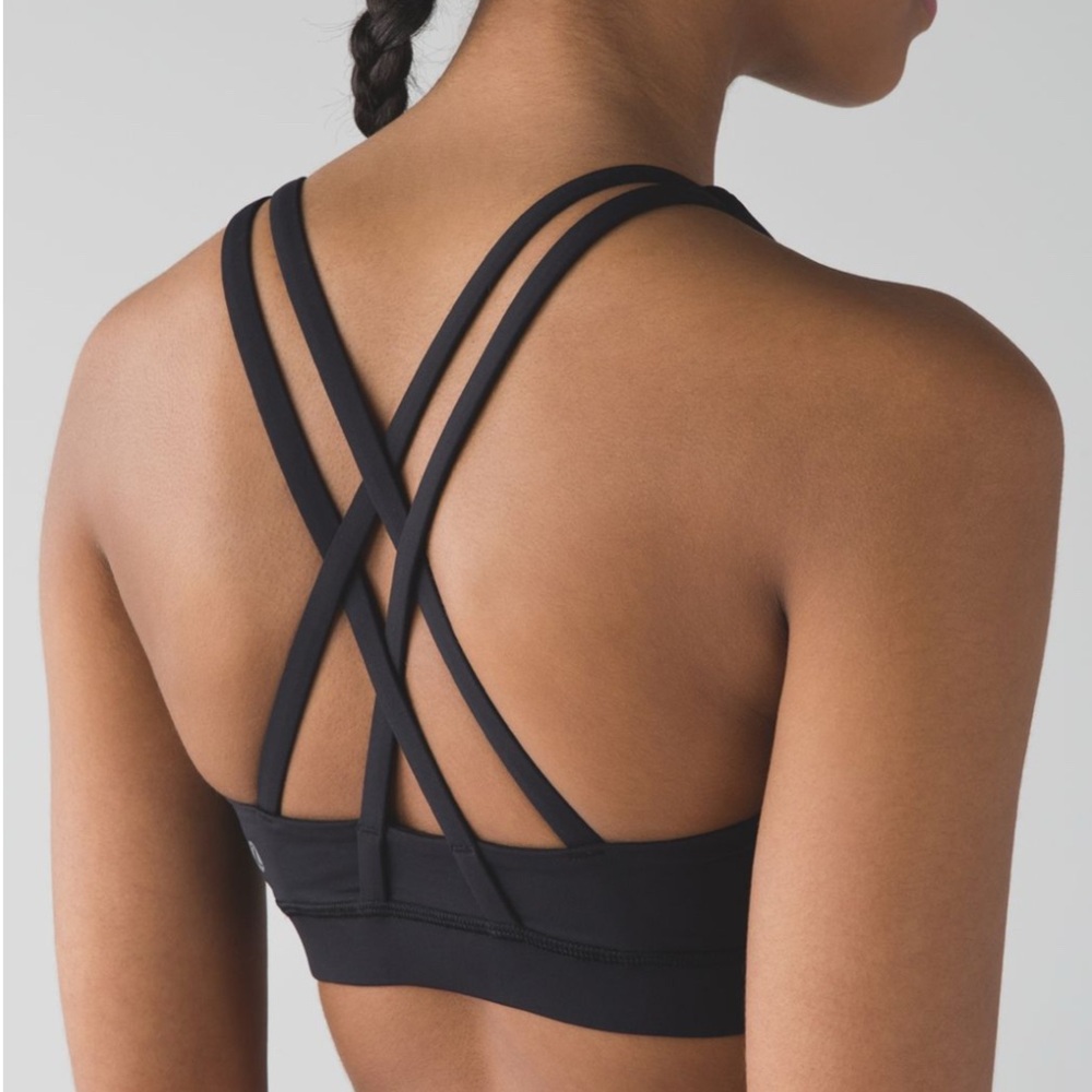 LULULEMON energy sports bra black